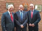 (L-r) Paul Gooding - Vitax's chairman with new board director Andy Gurney & Carl Welsh - Vitax's md.